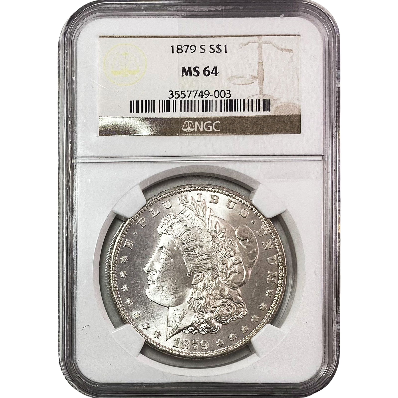 1879-S Morgan Silver Dollar NGC MS64 (1 of 2)