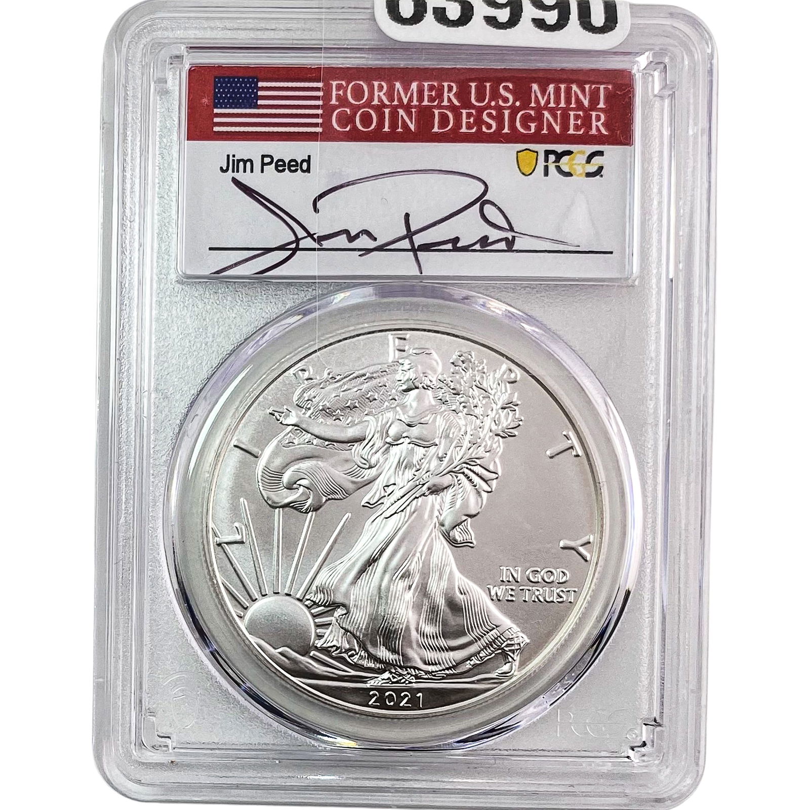 2021-W Silver Eagle PCGS MS70 TY 1 1st Day of Issue (1 of 2)