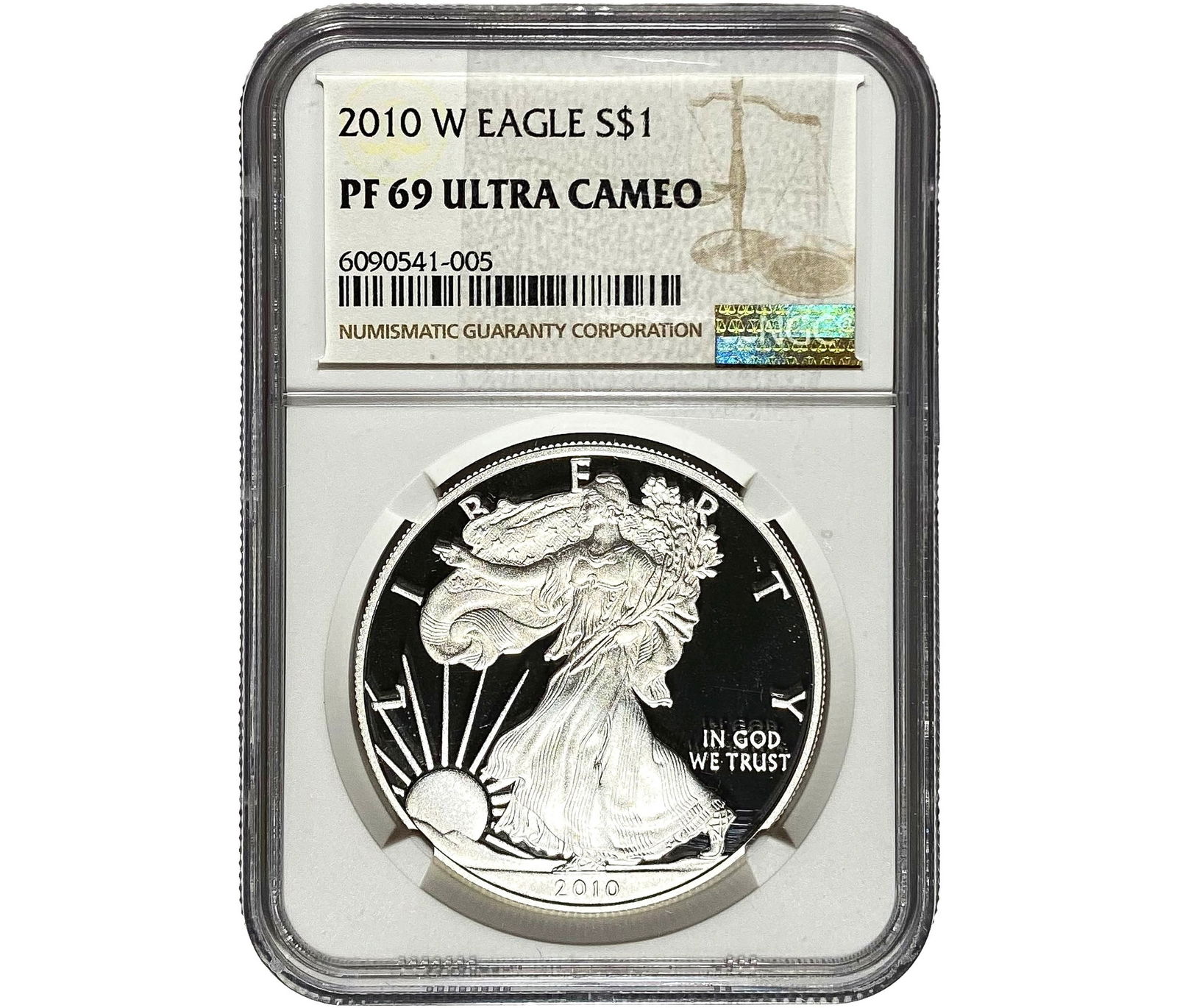 2010-W Silver Eagle NGC PF69 Ultra Cameo (1 of 2)
