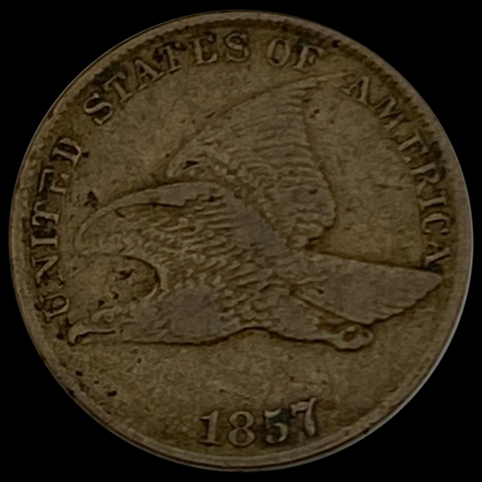 1857 Flying Eagle Cent NICELY CIRCULATED NICELY CIRCULATED (1 of 2)