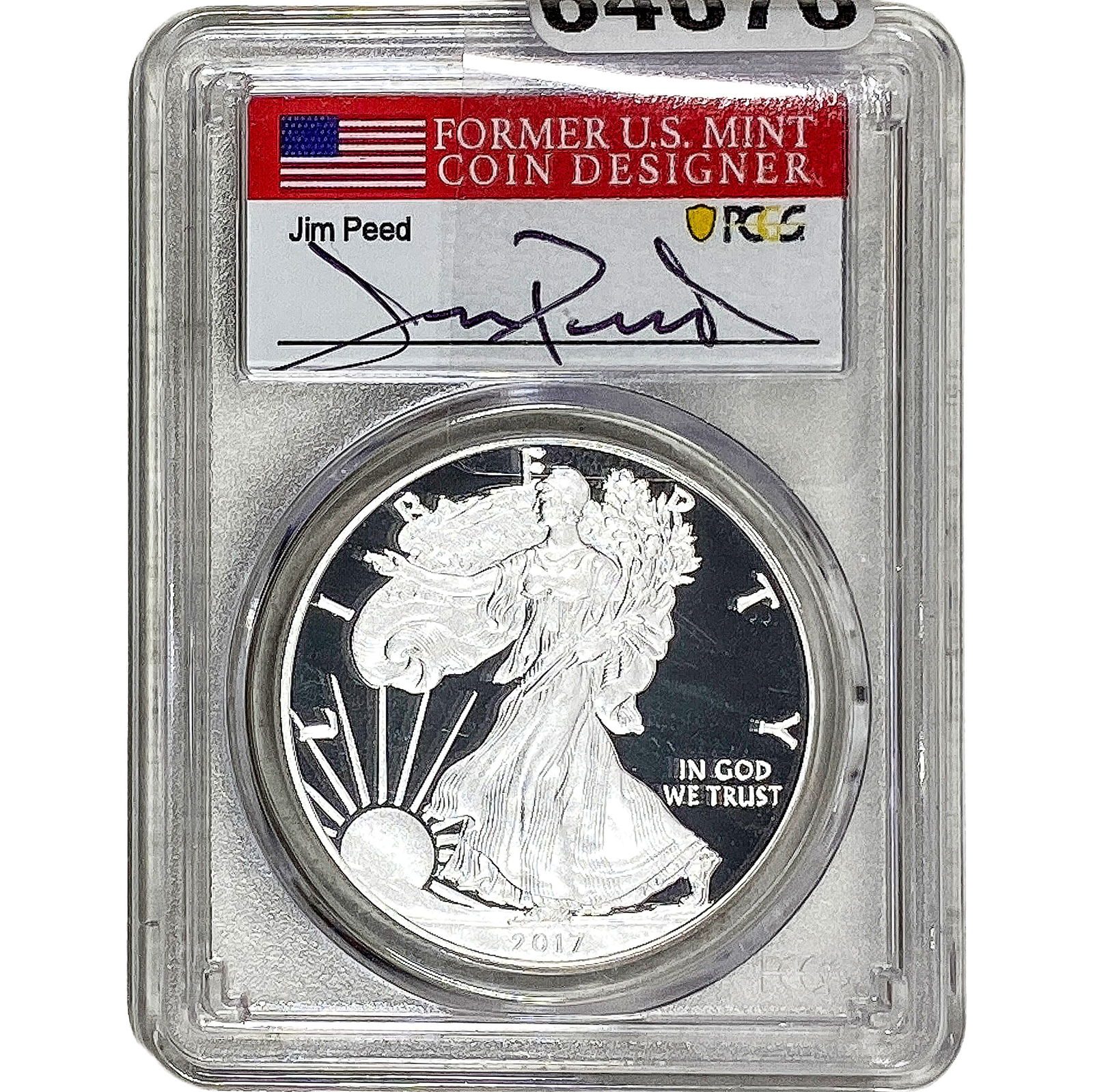 2017-W Silver Eagle PCGS PR70 Jim Peed DCAM (1 of 2)