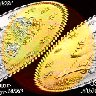 1834 $2.50 Gold Quarter Eagle CHOICE BU: 1834 $2.50 Gold Quarter Eagle CHOICE BU