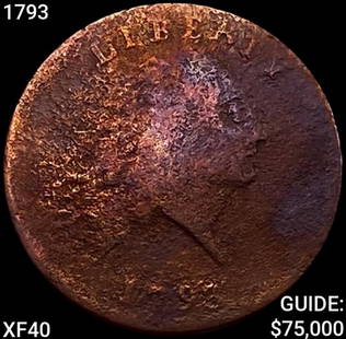 1793 Chain Cent NEARLY UNCIRCULATED: 1793 Chain Cent NEARLY UNCIRCULATED