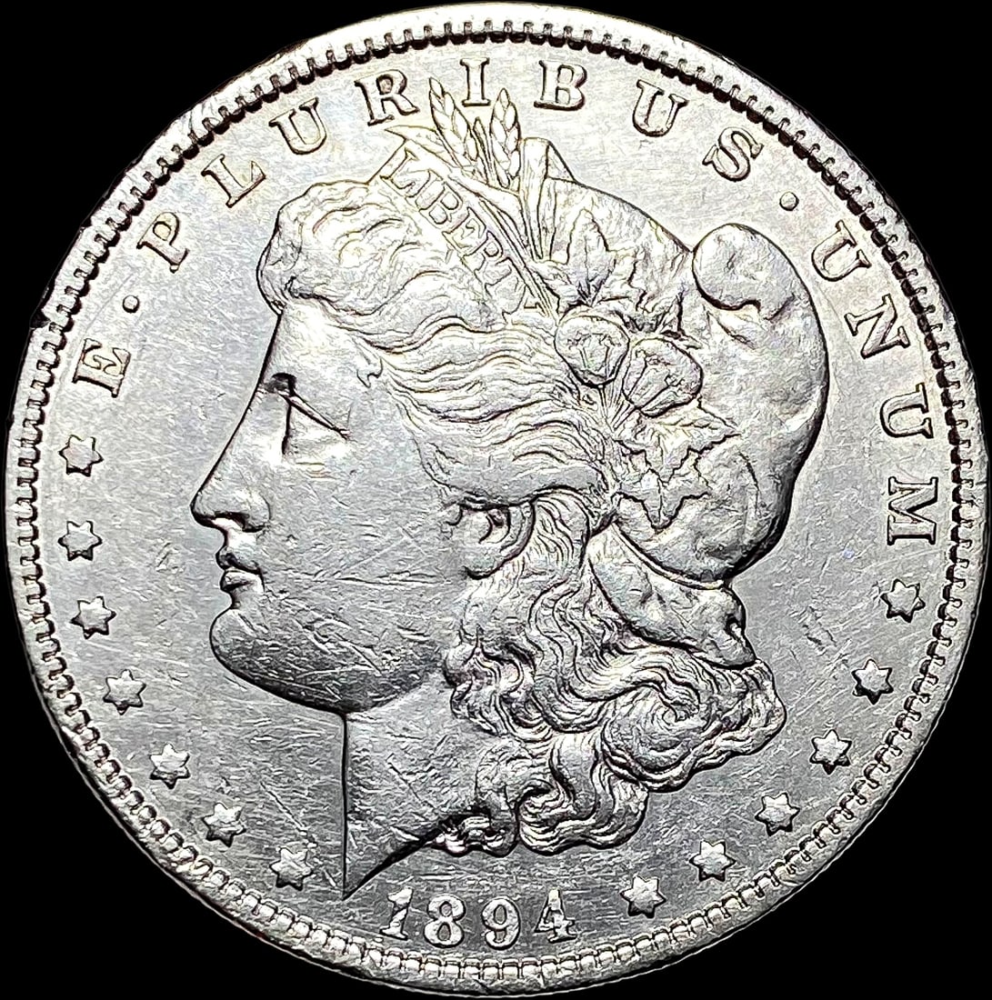 1894-O Silver Morgan Dollar NEARLY UNCIRCULATED (1 of 2)