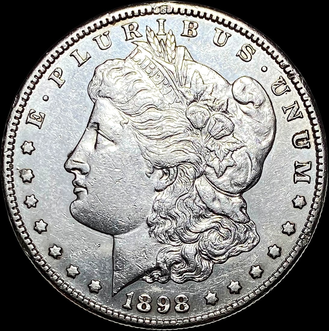 1898-S Silver Morgan Dollar CLOSELY UNCIRCULATED (1 of 2)