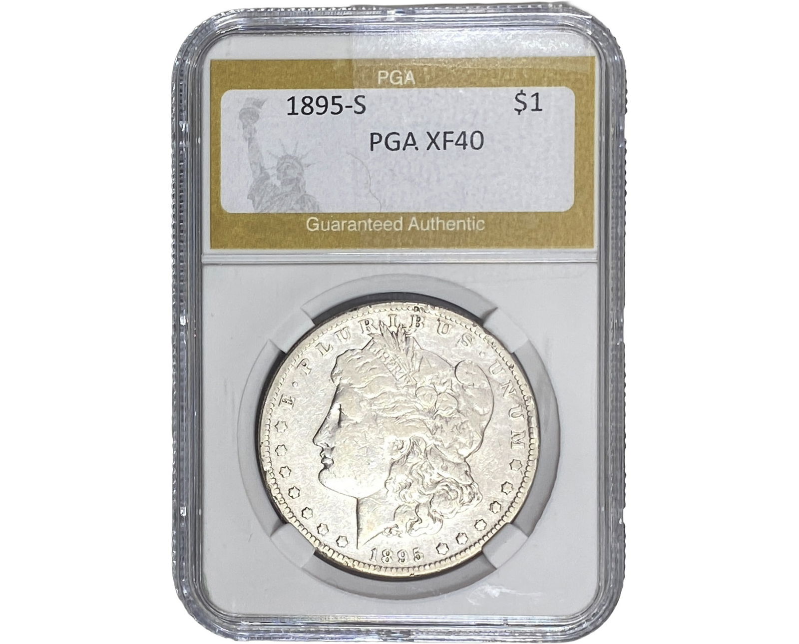 1895-S Morgan Silver Dollar PGA XF40 (1 of 2)