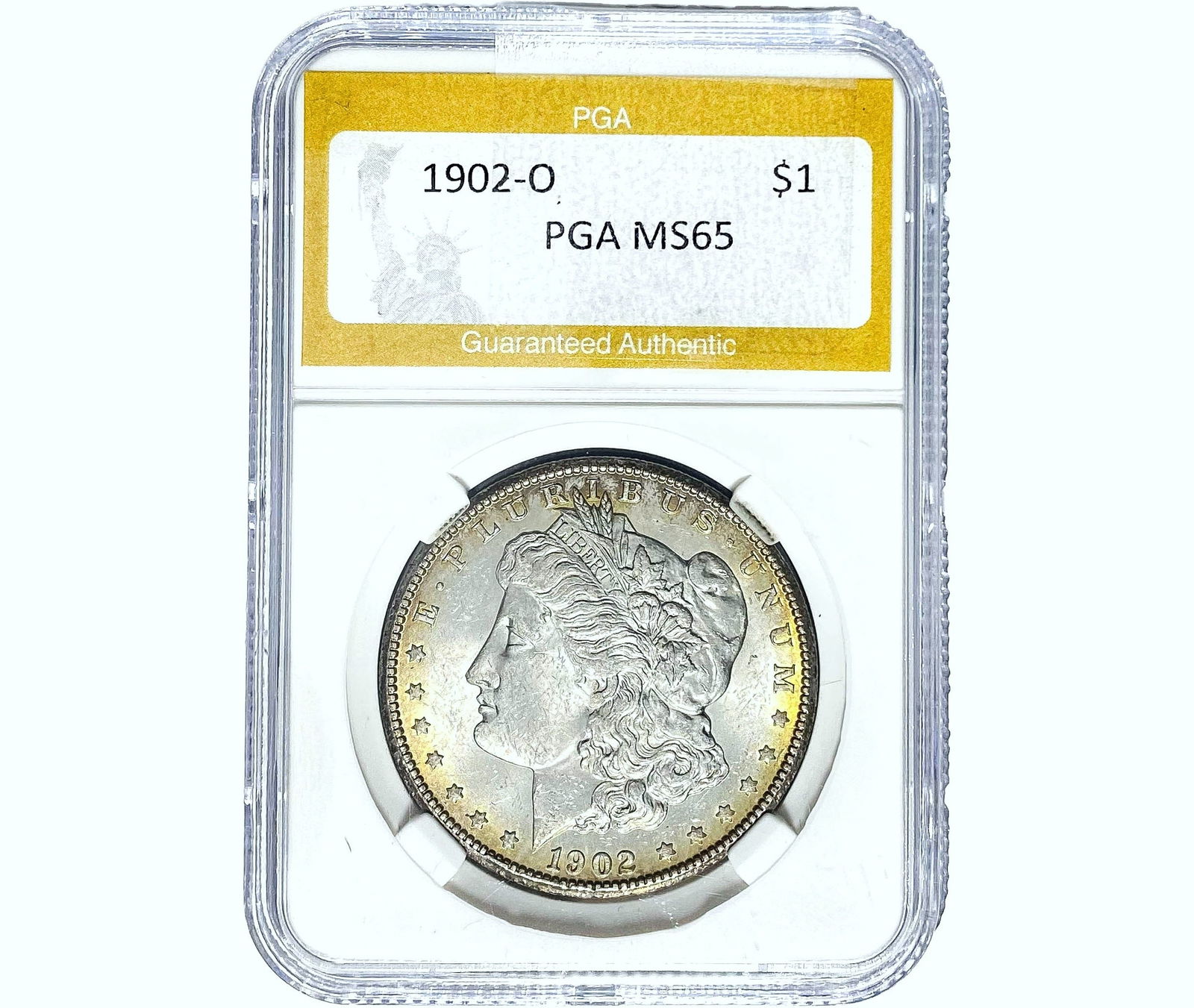 1902-O Morgan Silver Dollar PGA MS65 (1 of 2)