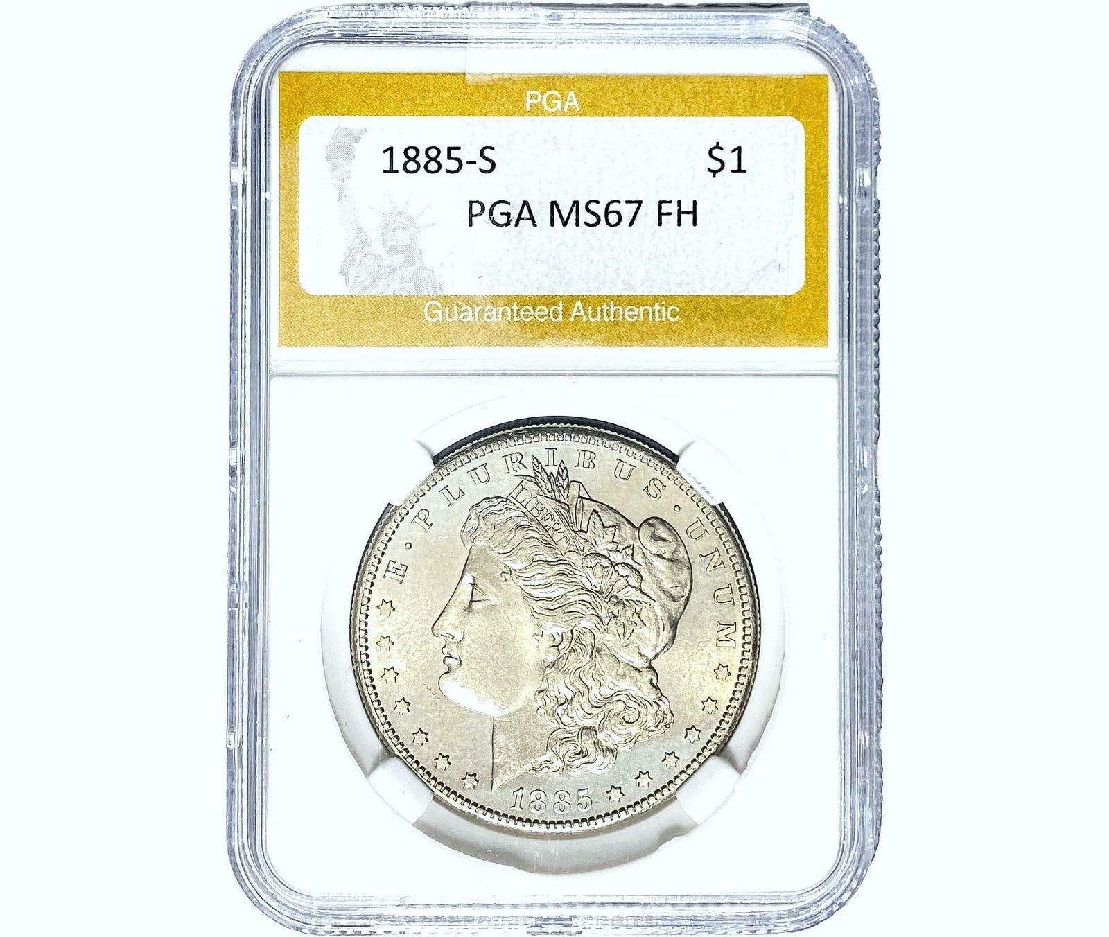 1885-S Morgan Silver Dollar PGA MS67 (1 of 2)