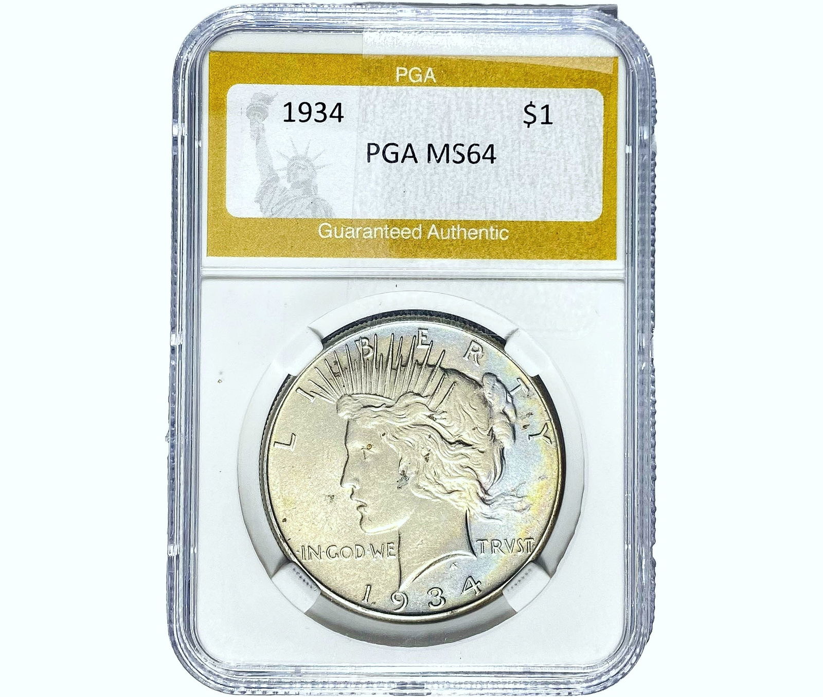 1934 Silver Peace Dollar PGA MS64 (1 of 2)