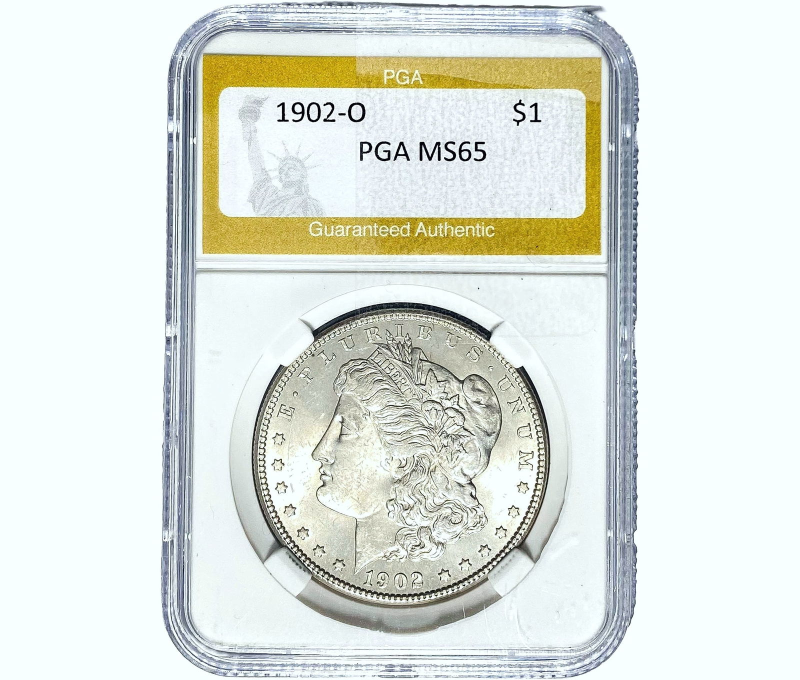 1902-O Morgan Silver Dollar PGA MS65 (1 of 2)