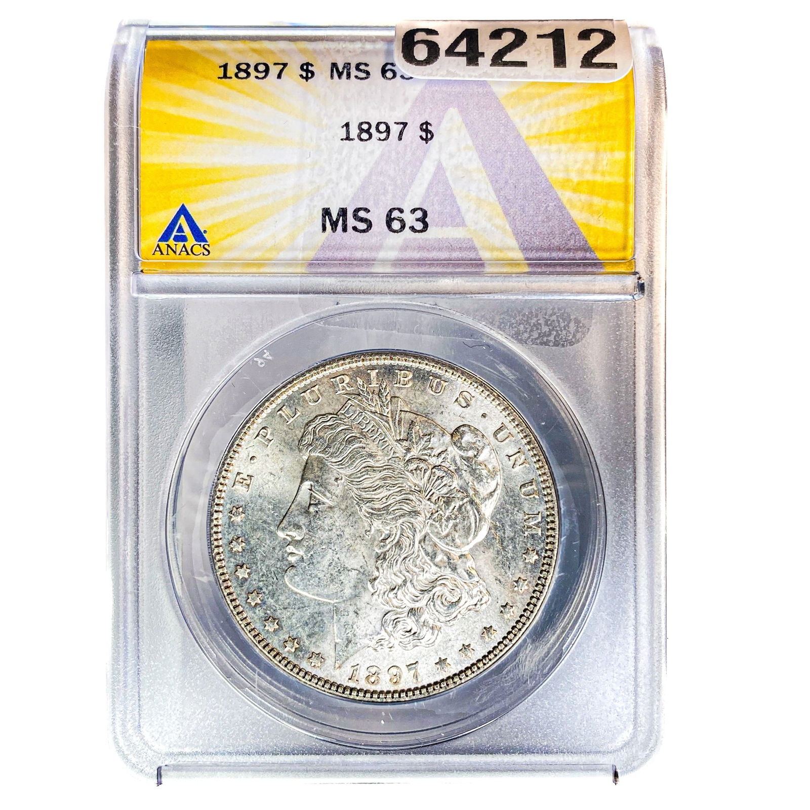 1897 Morgan Silver Dollar ANACS MS63 (1 of 2)