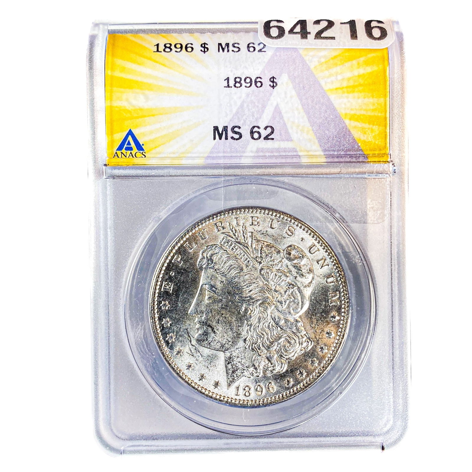 1896 Morgan Silver Dollar ANACS MS62 (1 of 2)