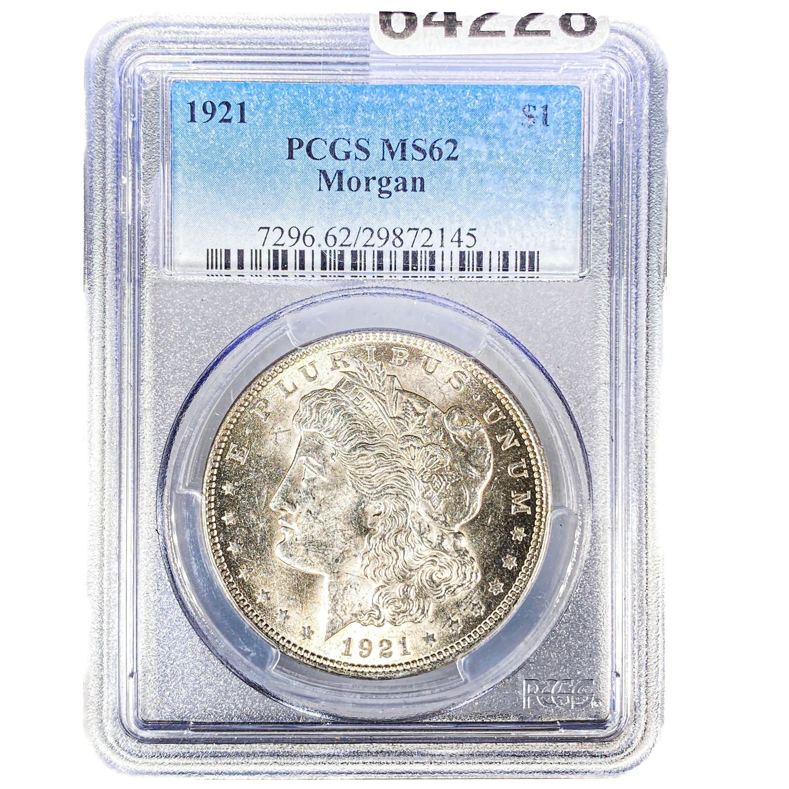 1921 Morgan Silver Dollar PCGS MS62 (1 of 2)