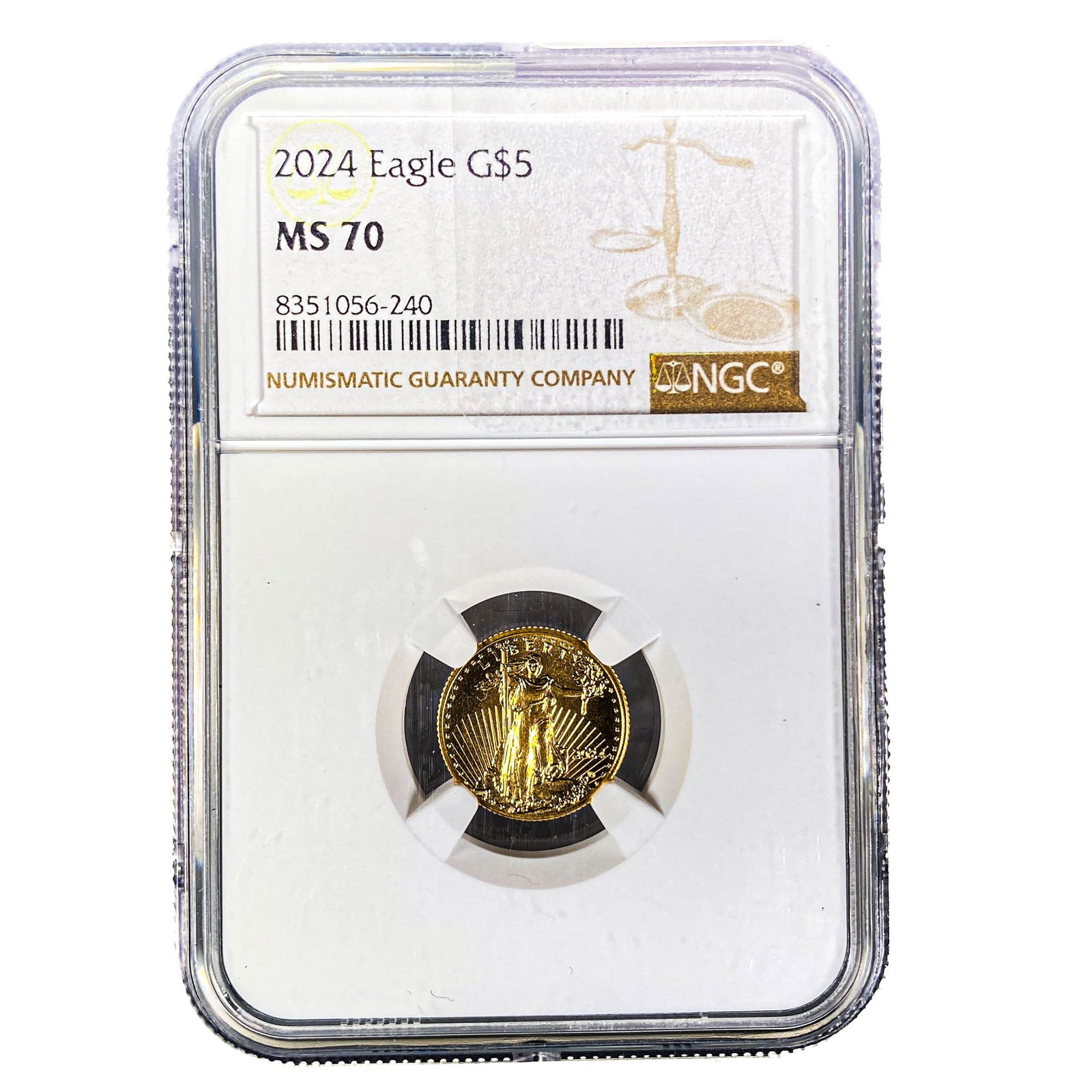 2024 Gold $5 American Eagle NGC MS70 (1 of 2)