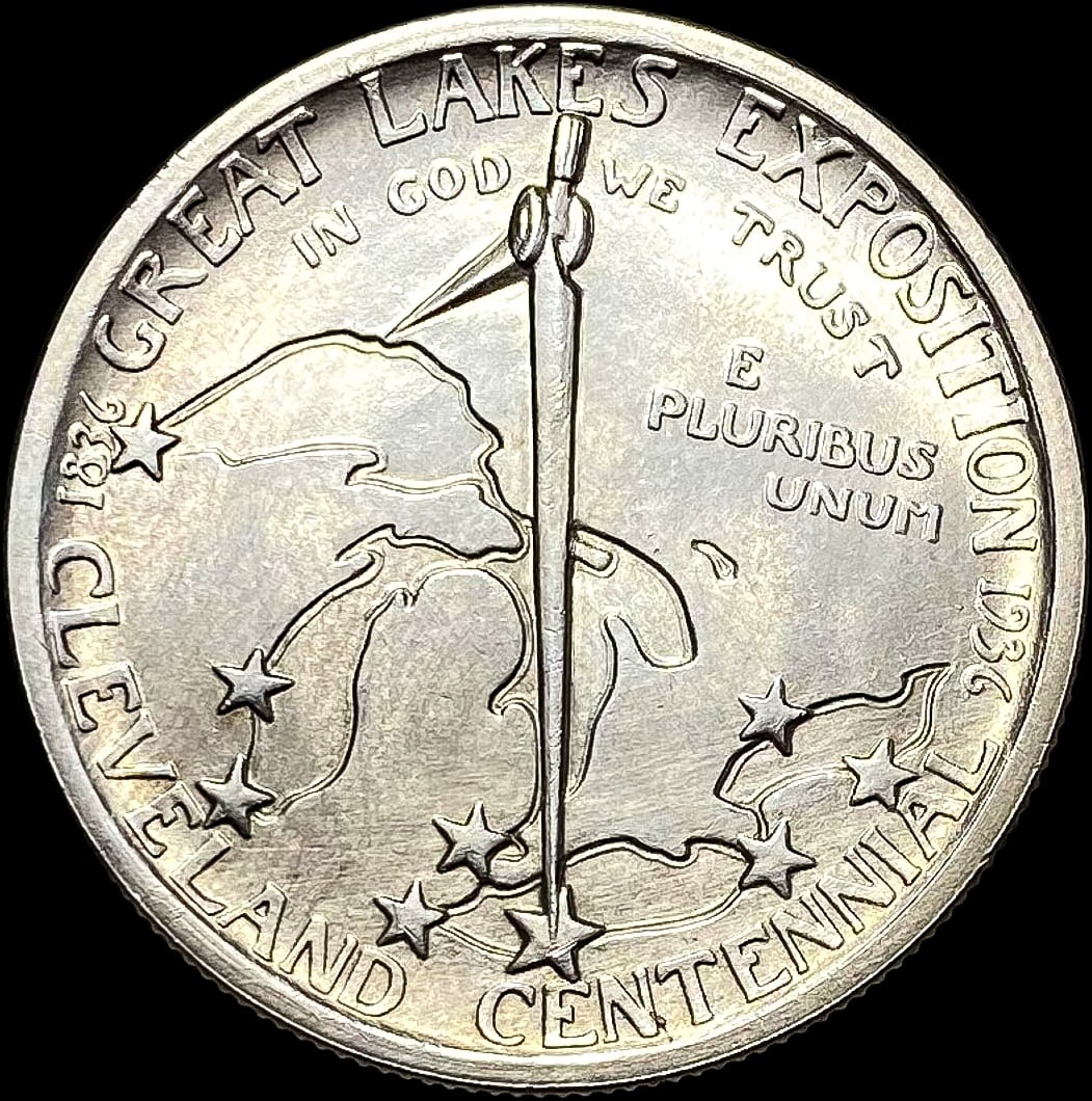1936 Silver Cleveland Half Dollar UNCIRCULATED (1 of 2)