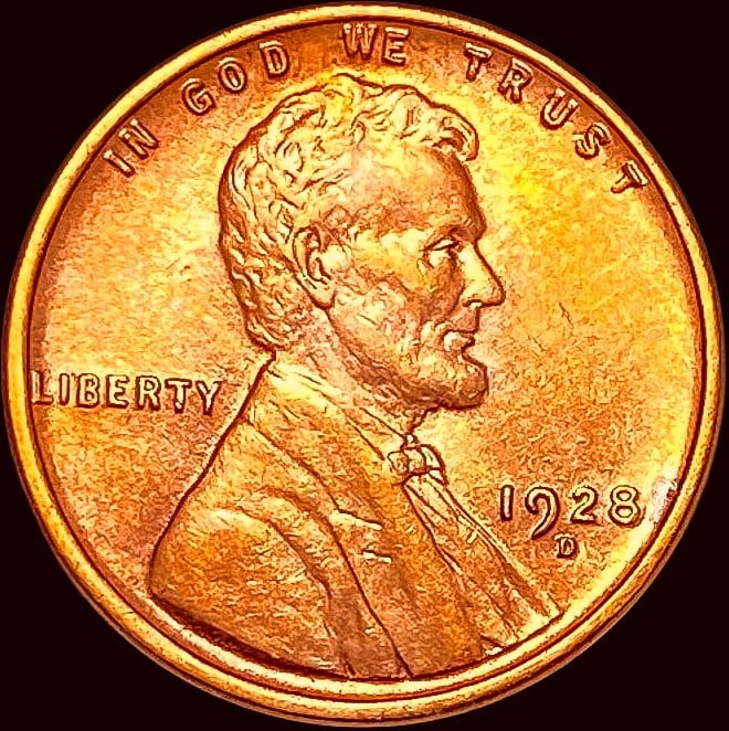 1928-D Lincoln Wheat Cent UNCIRCULATED (1 of 2)