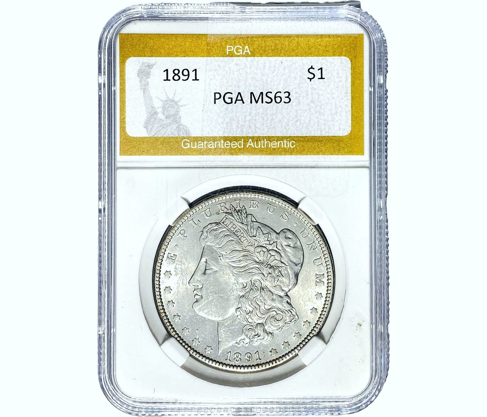 1891 Morgan Silver Dollar PGA MS63 (1 of 2)