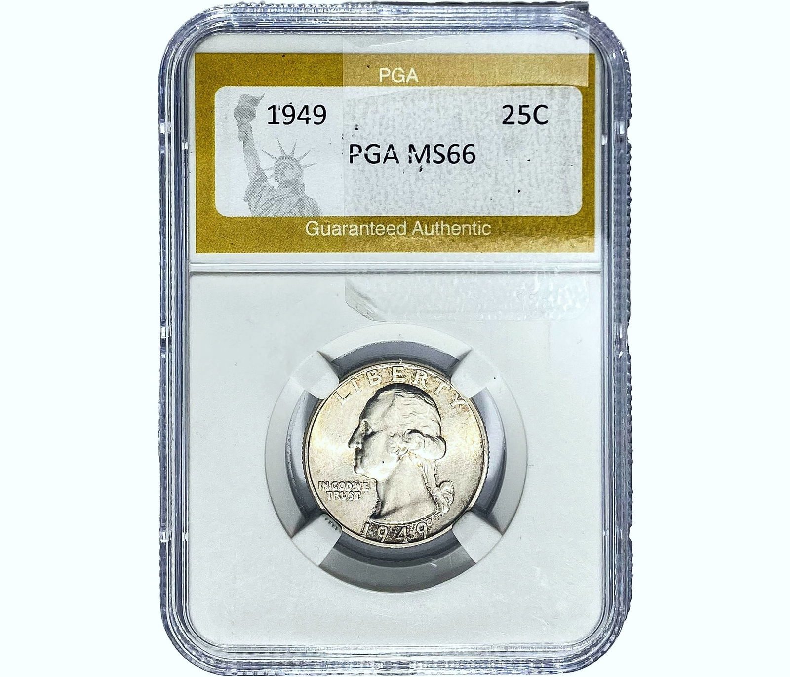 1949 Washington Silver Quarter PGA MS66 (1 of 2)