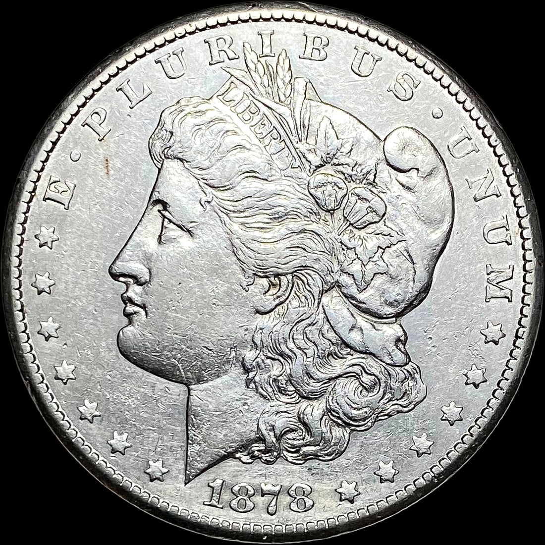 1878-CC Silver Morgan Dollar NEARLY UNCIRCULATED (1 of 2)