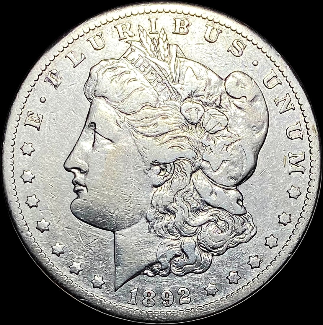 1892-CC Morgan Silver Dollar LIGHTLY CIRCULATED (1 of 2)