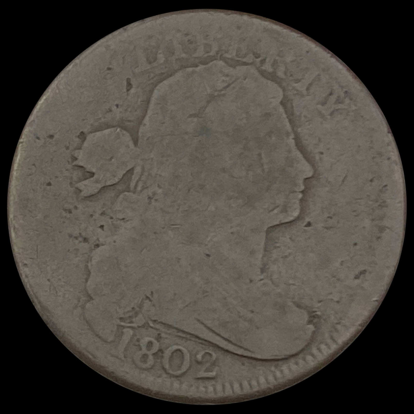 1802 Draped Bust Large Cent NICELY CIRCULATED (1 of 2)