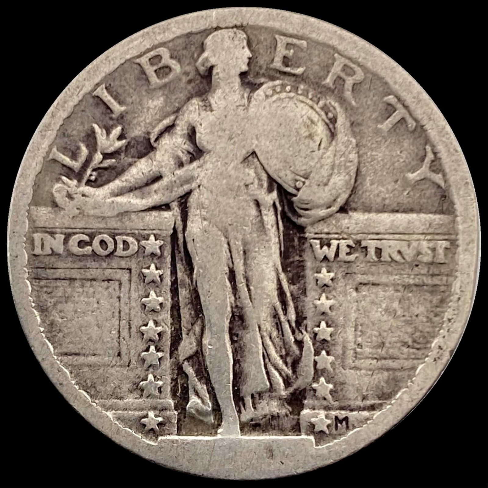 1921 Standing Liberty Quarter LIGHTLY CIRCULATED: 1921 Standing Liberty Quarter LIGHTLY CIRCULATED