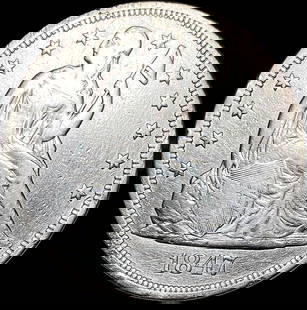 1847 Silver Seated Liberty Dollar LIGHTLY CIRCULATED: 1847 Silver Seated Liberty Dollar LIGHTLY CIRCULATED