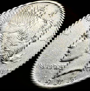 1935-S Silver Peace Dollar LIGHTLY CIRCULATED: 1935-S Silver Peace Dollar LIGHTLY CIRCULATED