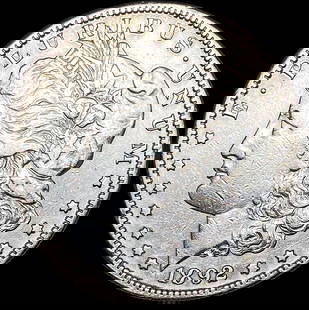 1892-S Silver Morgan Dollar NEARLY UNCIRCULATED: 1892-S Silver Morgan Dollar NEARLY UNCIRCULATED