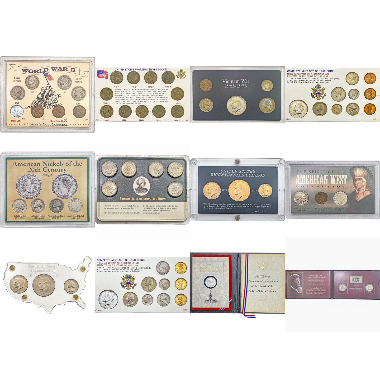 1899-1980 Large US Type Collection W/Silver [66 Coins] (1 of 13)