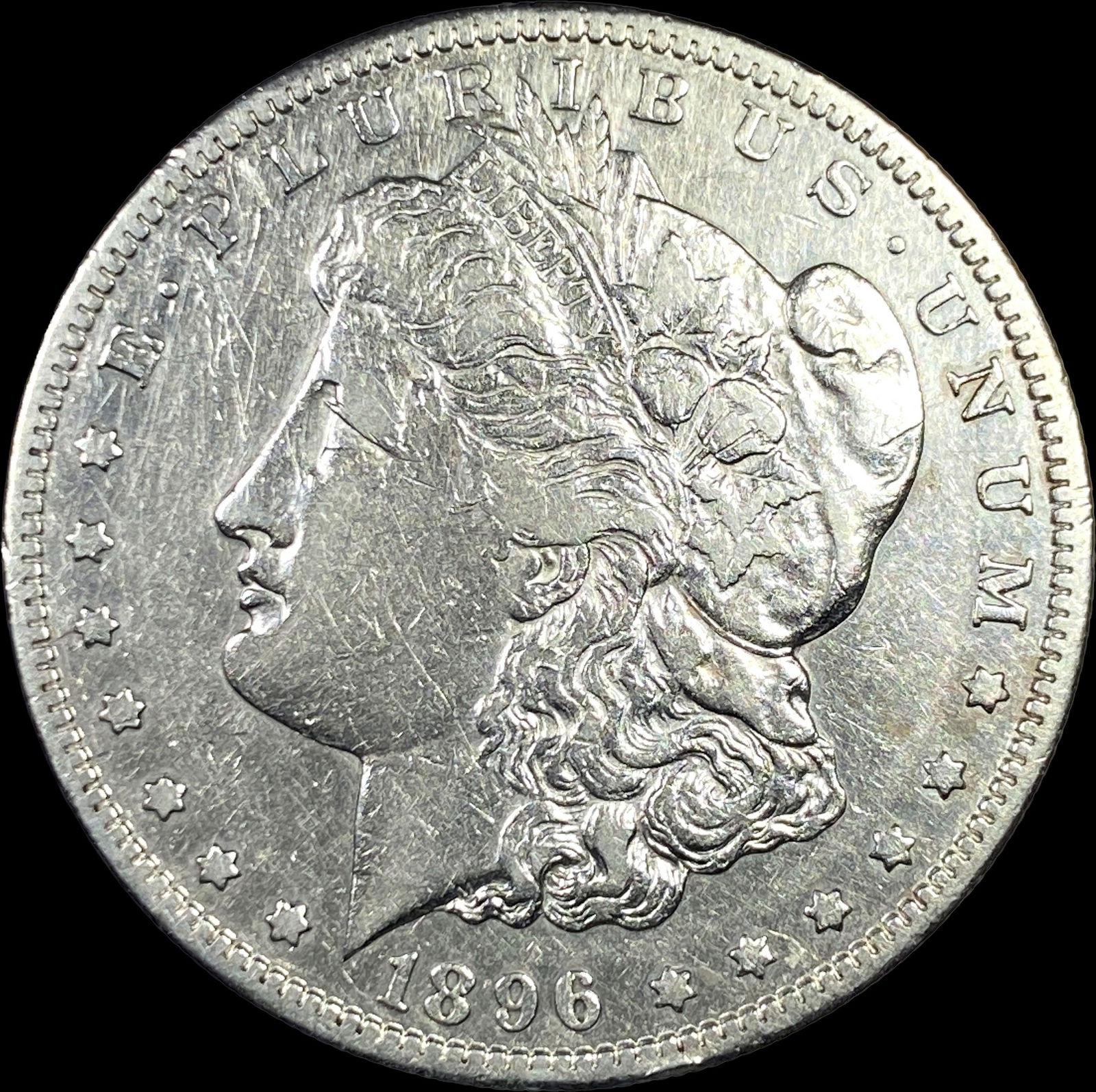 1896-S Silver Morgan Dollar CLOSELY UNCIRCULATED (1 of 2)