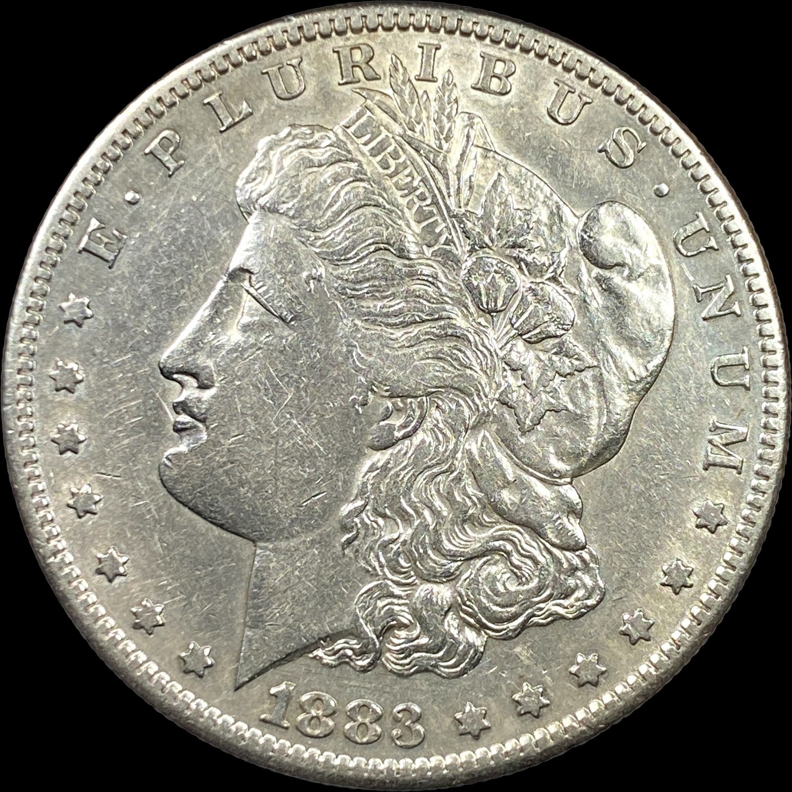 1883-S Silver Morgan Dollar CLOSELY UNCIRCULATED (1 of 2)