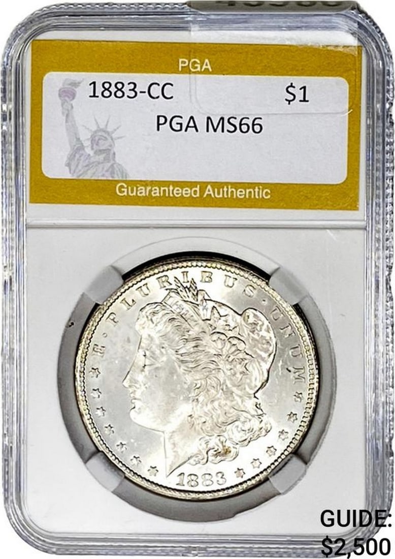 1883-CC Morgan Silver Dollar PGA MS66 (1 of 2)