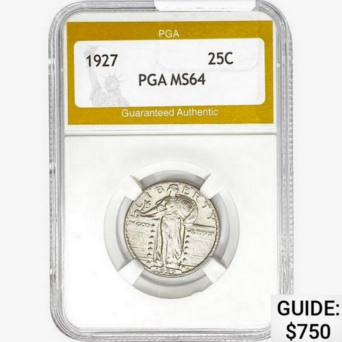 1927 Standing Liberty Quarter PGA MS64 (1 of 2)
