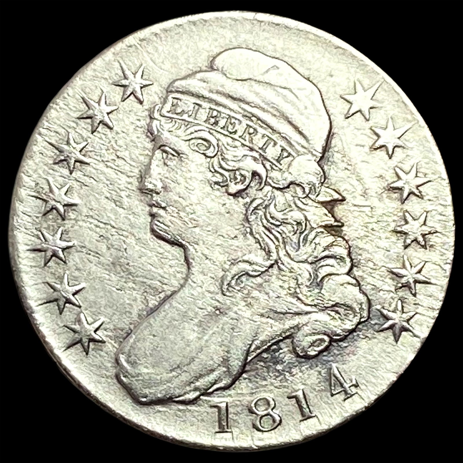 1814 Capped Bust Half Dollar NEARLY UNCIRCULATED NEARLY UNCIRCULATED (1 of 2)