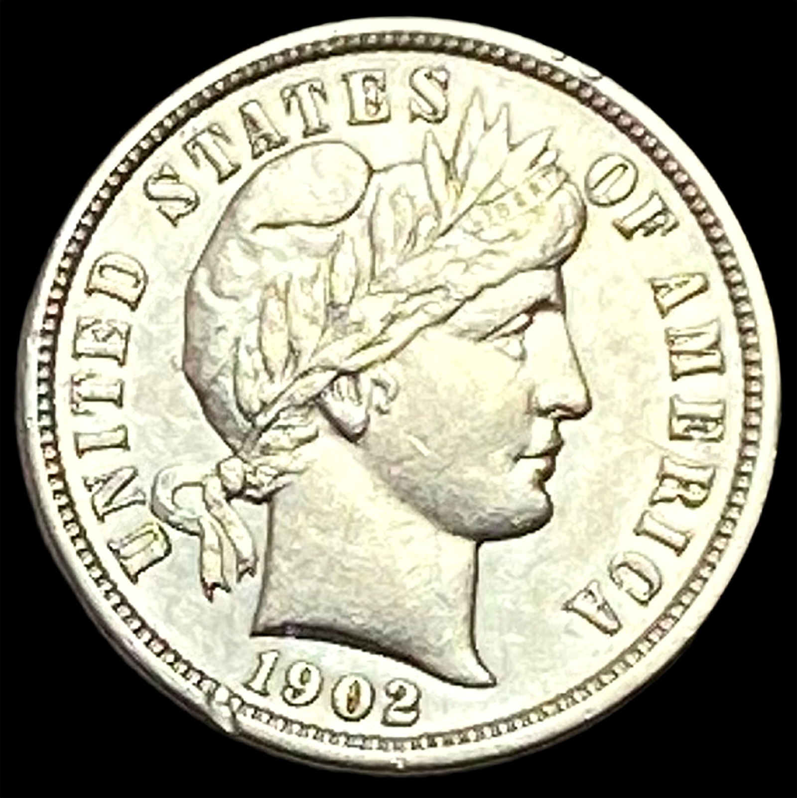 1902-O Barber Dime CLOSELY UNCIRCULATED (1 of 2)