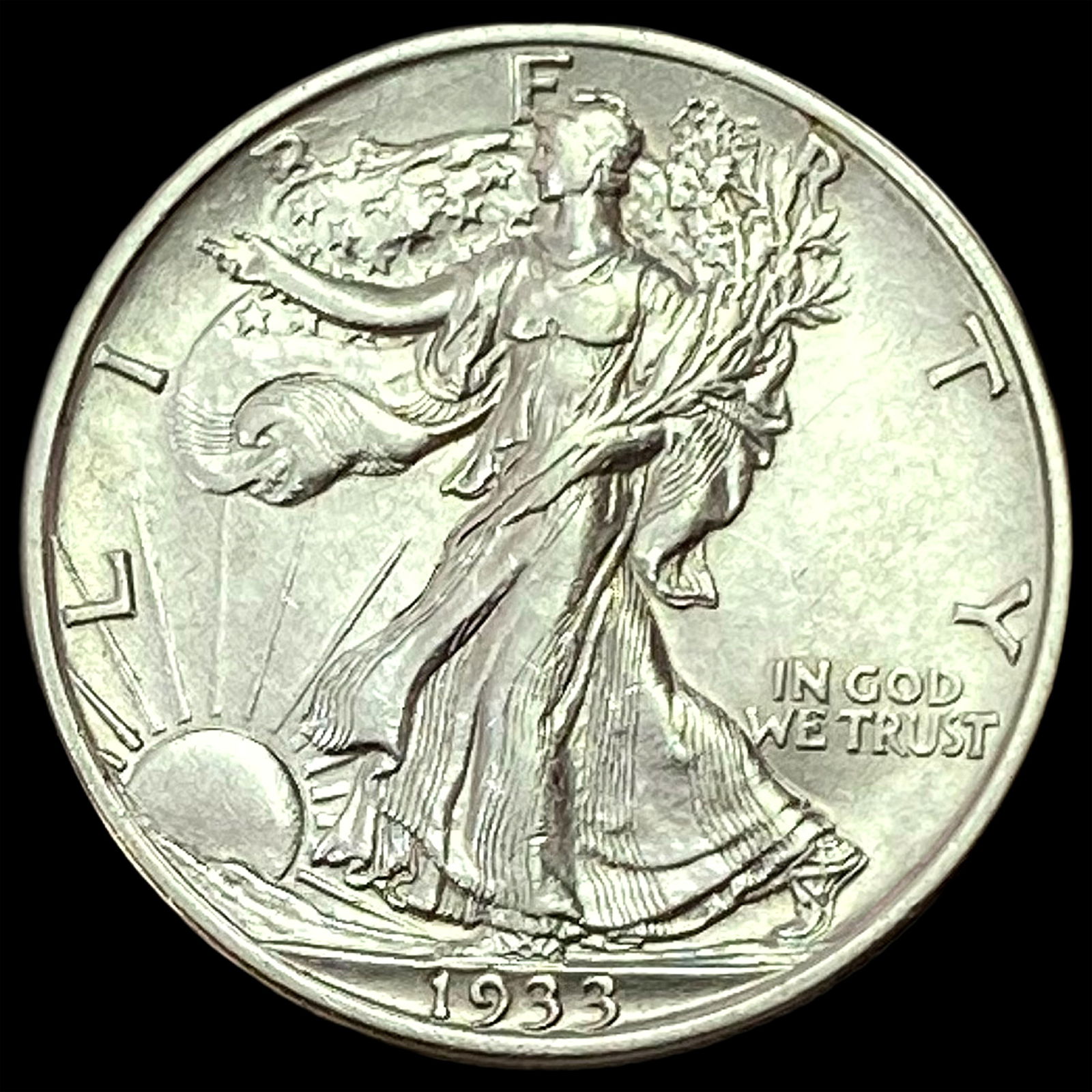1933-S Walking Liberty Half Dollar CLOSELY UNCIRCULATED CLOSELY UNCIRCULATED (1 of 2)