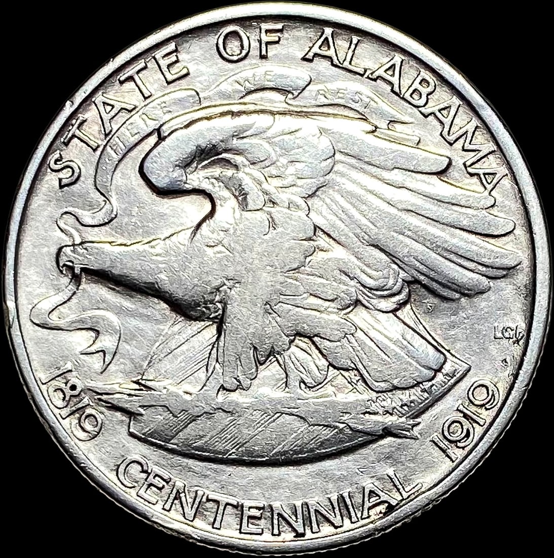 1921 Alabama Half Dollar CLOSELY UNCIRCULATED (1 of 2)