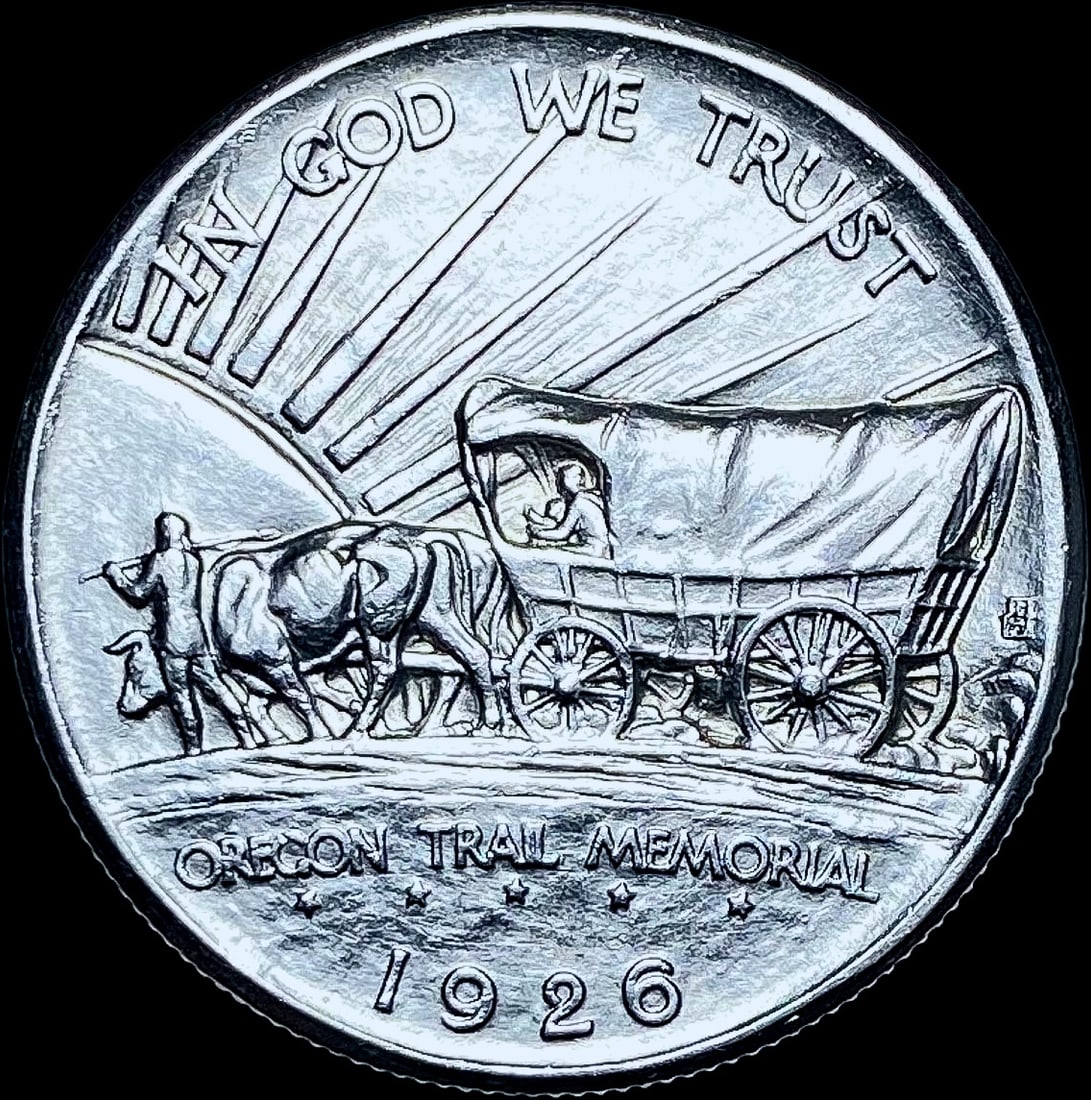 1926 Oregon Trail Memorial Half Dollar CHOICE BU CHOICE BU (1 of 2)