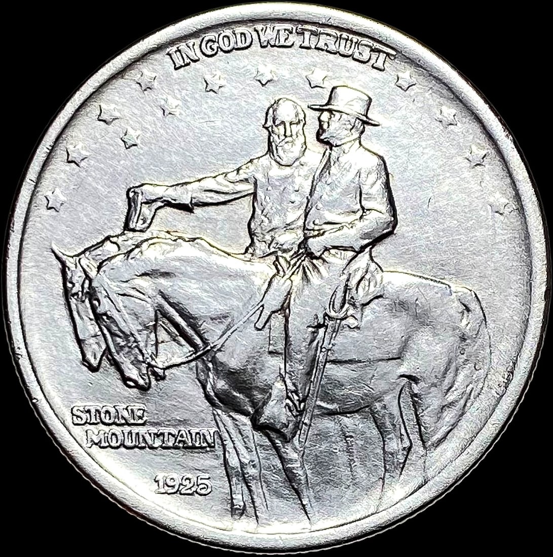 1925 Stone Mountain Half Dollar CLOSELY UNCIRCULATED CLOSELY UNCIRCULATED (1 of 2)