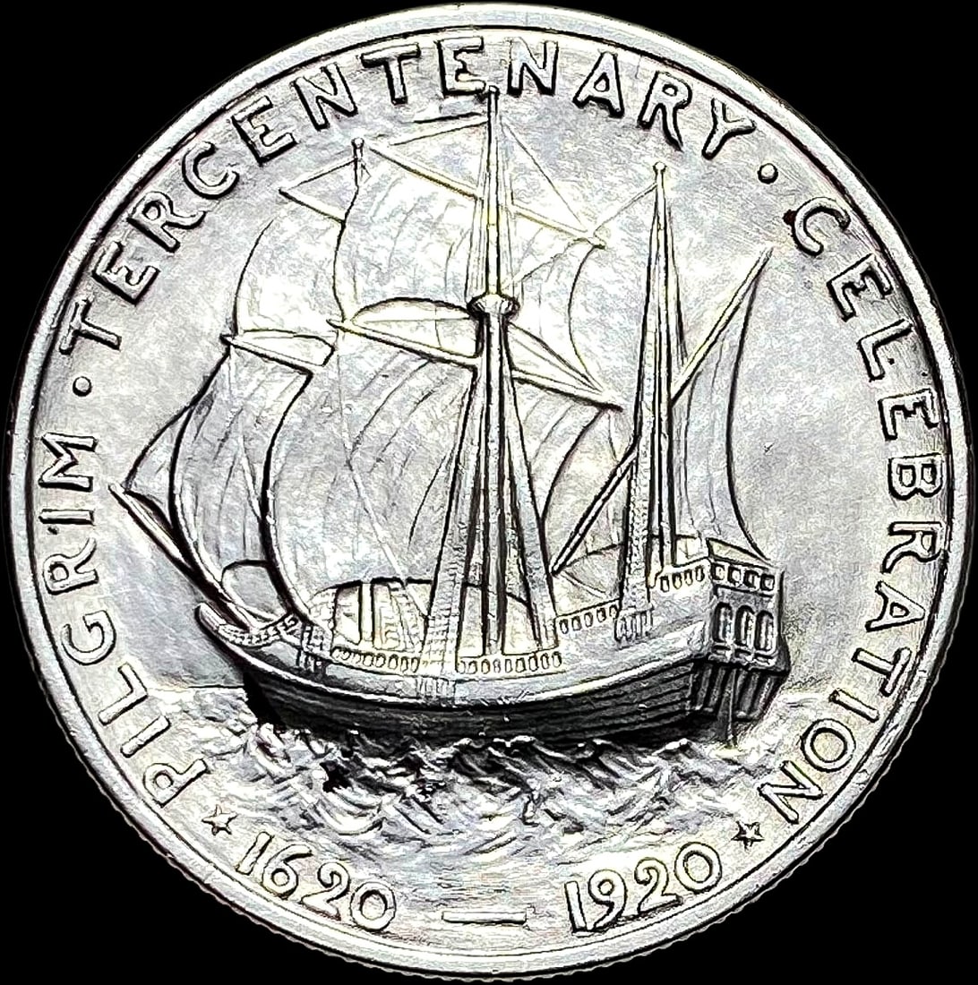 1920 Pilgrim Tercentenary Half Dollar UNCIRCULATED UNCIRCULATED (1 of 2)