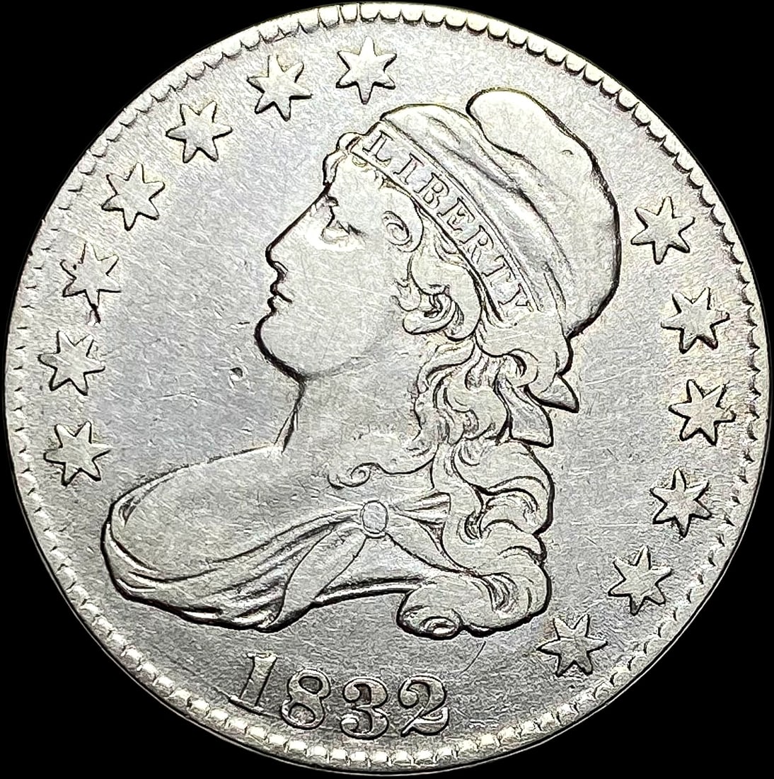 1832 Capped Bust Half Dollar LIGHTLY CIRCULATED (1 of 2)