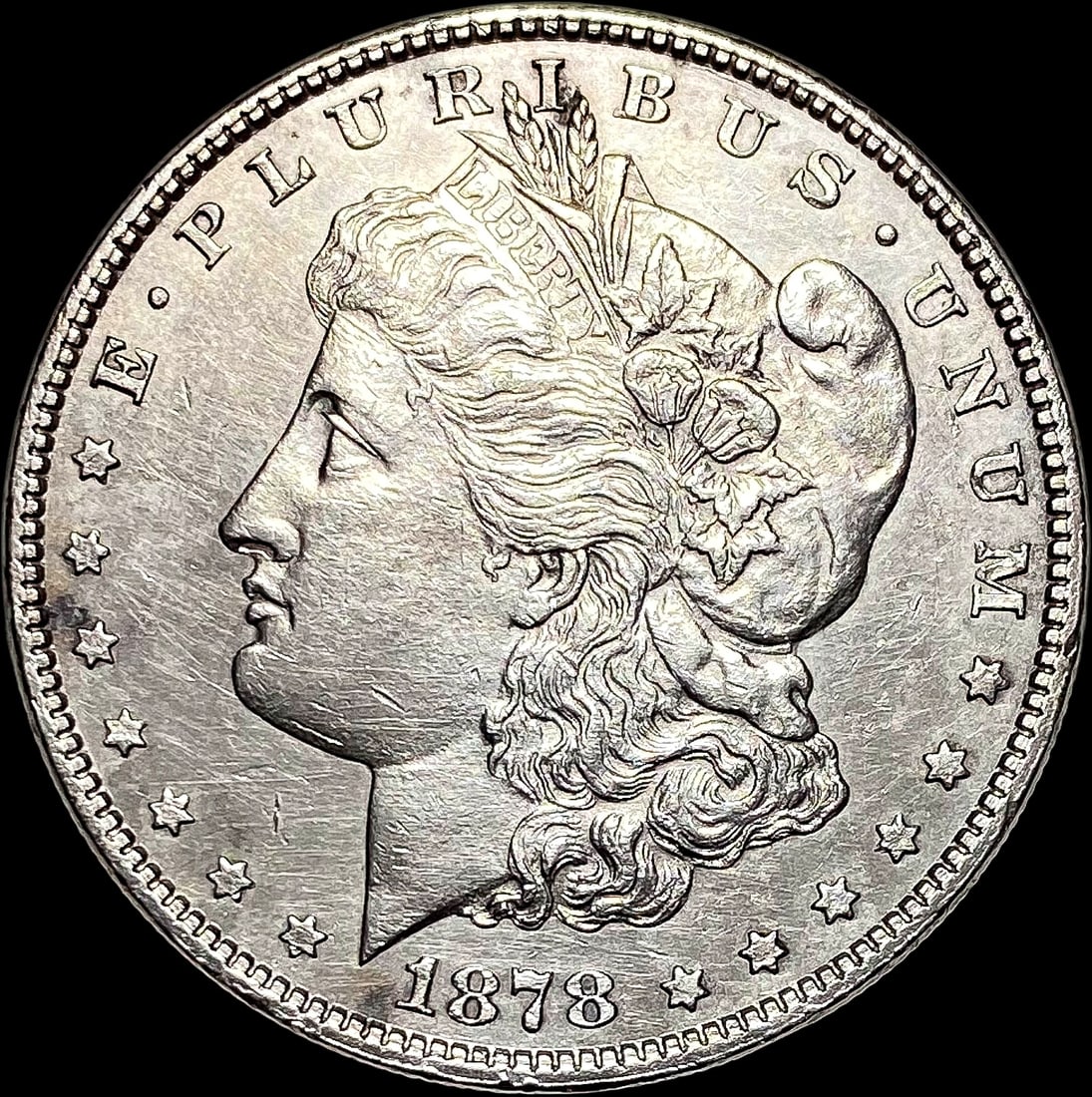 1878 Morgan Silver Dollar CLOSELY UNCIRCULATED CLOSELY UNCIRCULATED (1 of 2)