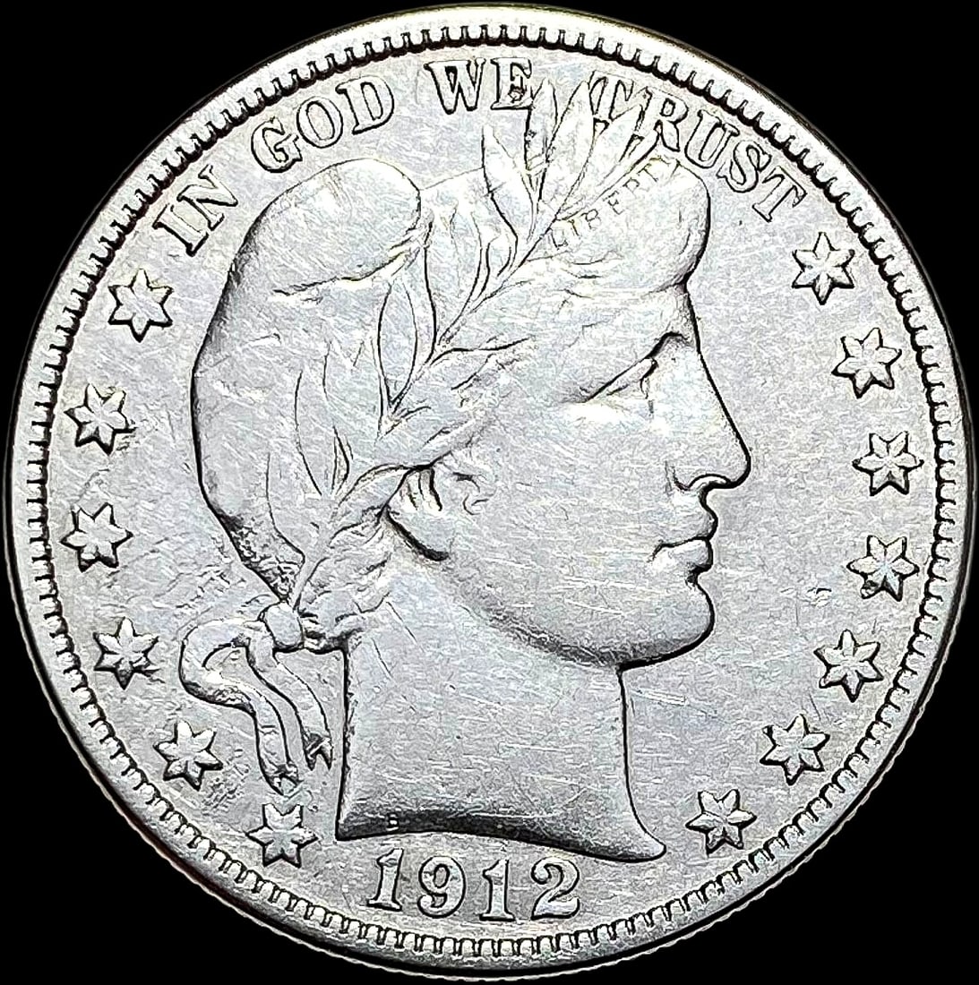 1912-D Barber Half Dollar LIGHTLY CIRCULATED (1 of 2)