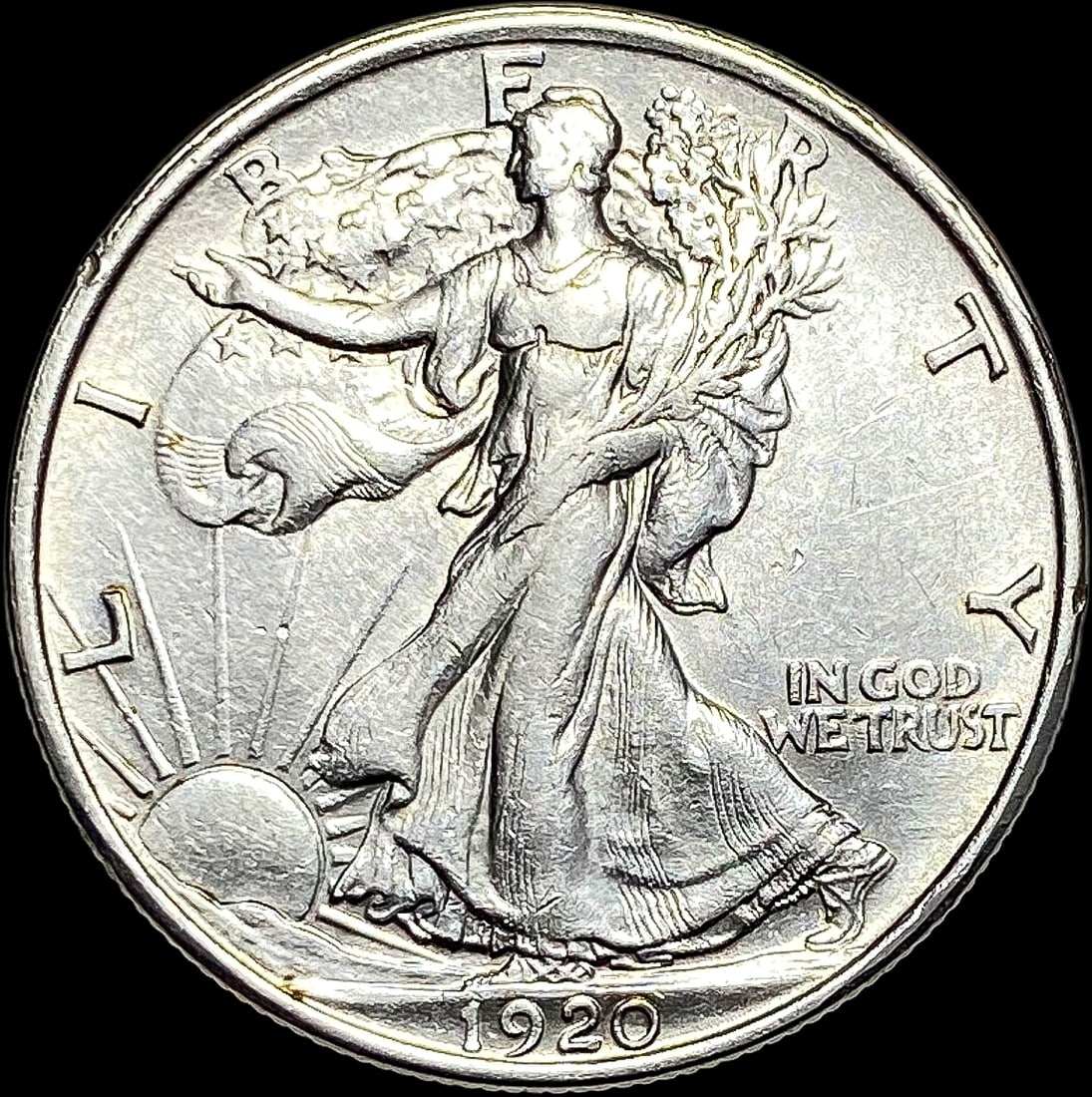 1920 Walking Liberty Half Dollar UNCIRCULATED (1 of 2)