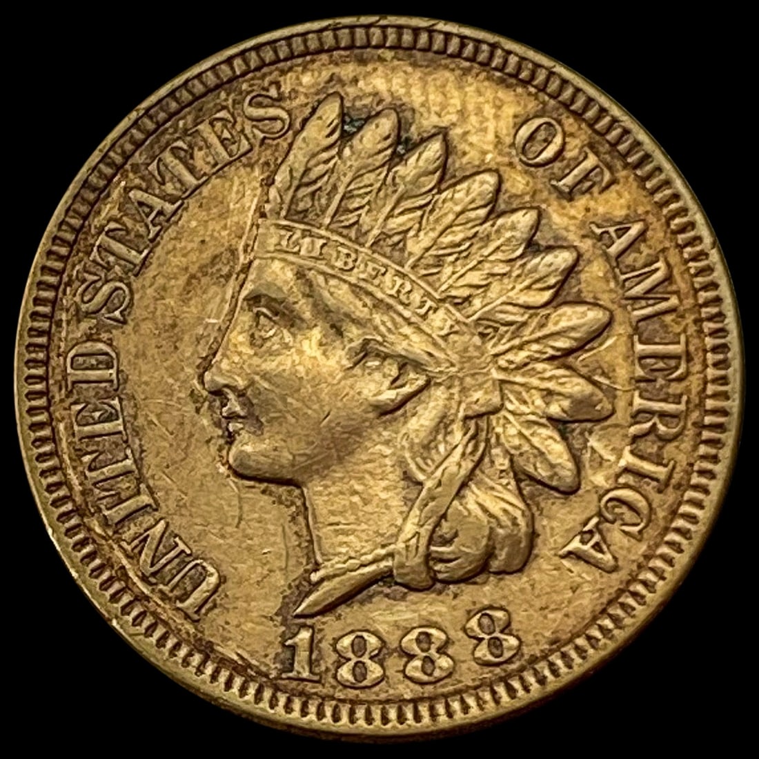 1888 Indian Head Cent CLOSELY UNCIRCULATED (1 of 2)