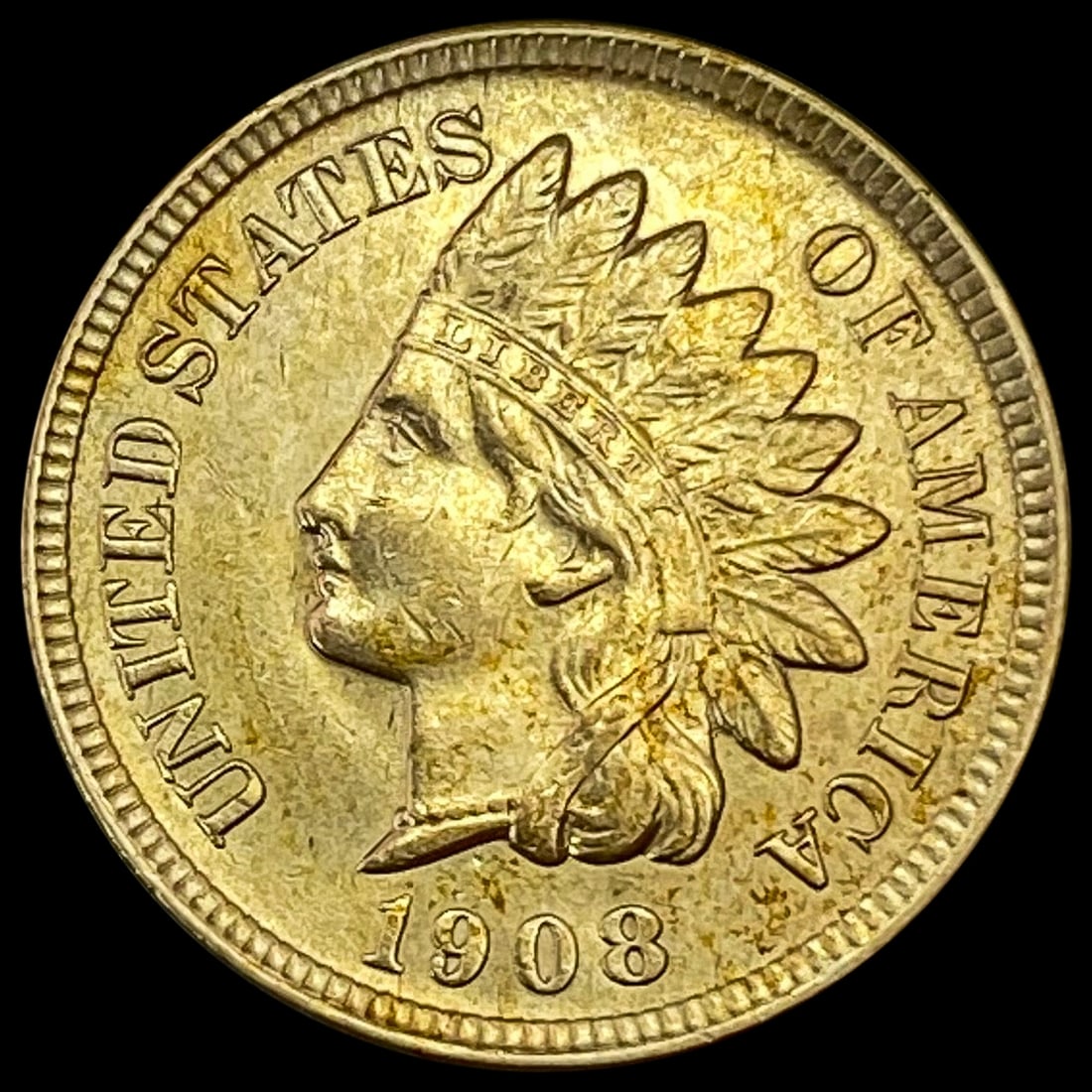 1908 Indian Head Cent UNCIRCULATED (1 of 2)