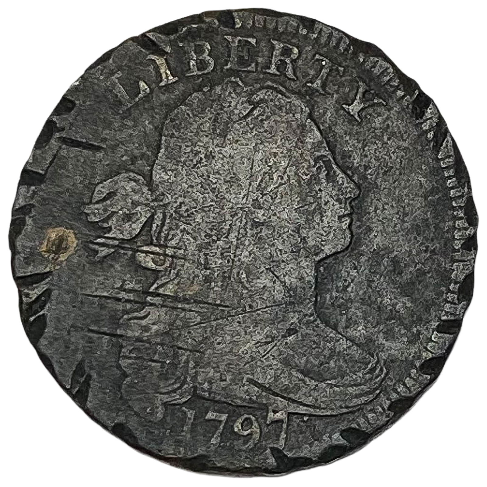 1797 Draped Bust Large Cent Avg Circ (1 of 2)