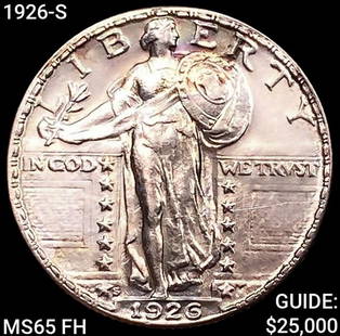 1926-S Standing Liberty Quarter GEM BU: 1926-S Standing Liberty Quarter GEM BU