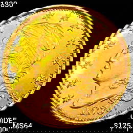 1830 $2.50 Gold Quarter Eagle CHOICE BU